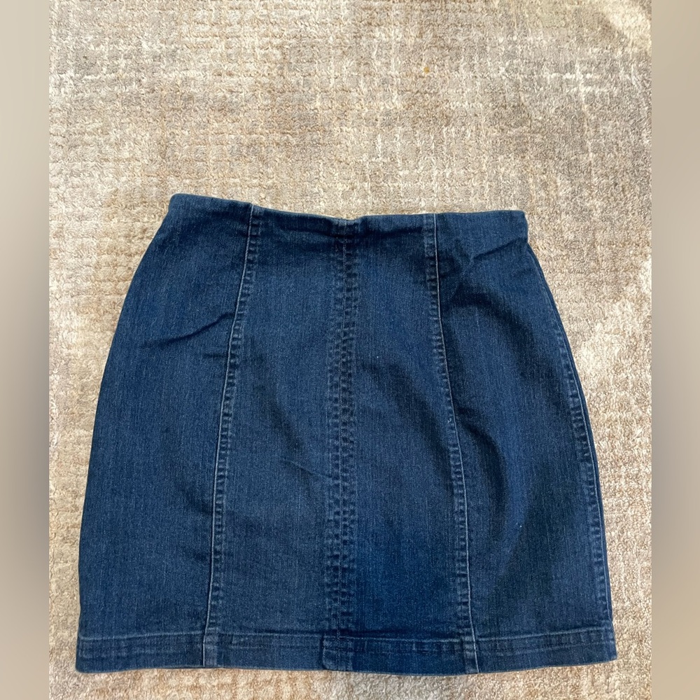 Altar'd State Dark Blue Mini Skirt